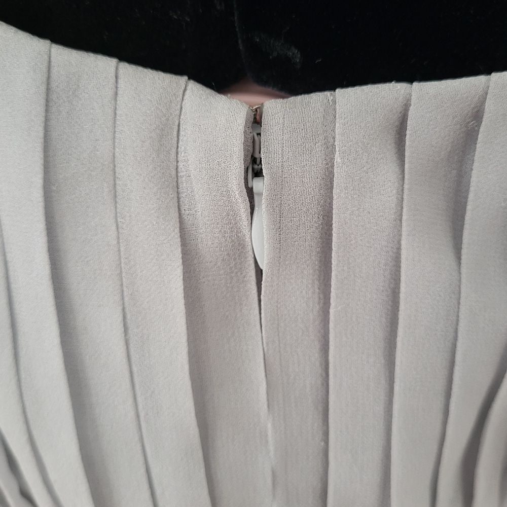 Ann Taylor Light Gray Midi Dress - Picture 6 of 11